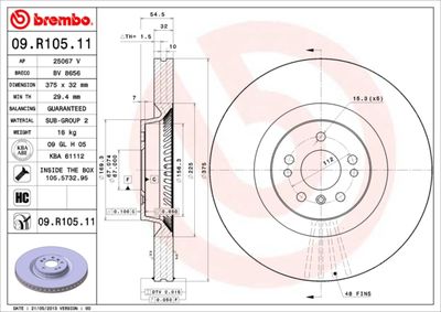 Dischi freno anteriore Mercedes-Benz gl-class (X164)