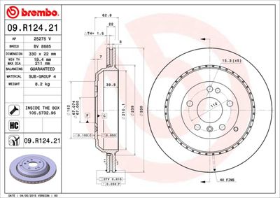 Dischi freno posteriore Mercedes-Benz gl-class (X164)