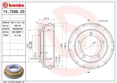 Brake drum