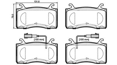 Pastiglie freno anteriore Alfa Romeo Giulia (952_) 10/15