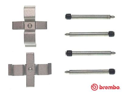 BREMBO A 02 270 / Kit accessori, Pastiglia freno PRIME LINE
