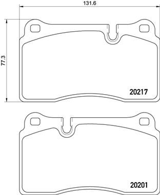 Pastiglie freno anteriore aston martin DB9 vantage 01/04