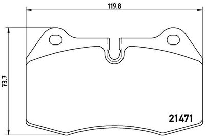 Pastiglie freno ant./ posteriore BMW 7 (E38) 03/94-11/01 / BMW