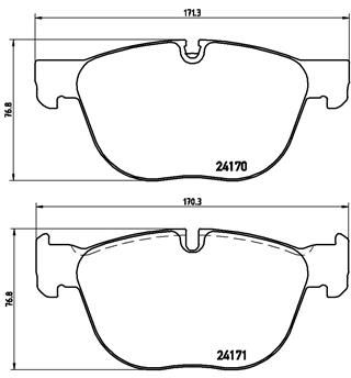 Pastiglie freno anteriore BMW X4 (F26) 05/13-03/18 / BMW