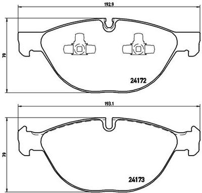Pastiglie freno anteriore BMW X5 (E70) 02/06-07/13 / BMW