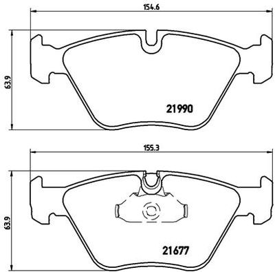 Pastiglie freno anteriore BMW 5 (E39) 09/95-07/03 / BMW