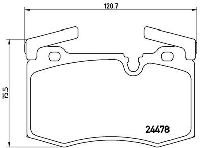 Pastiglie freno anteriore MINI MINI (R56) 11/05-01/14 /