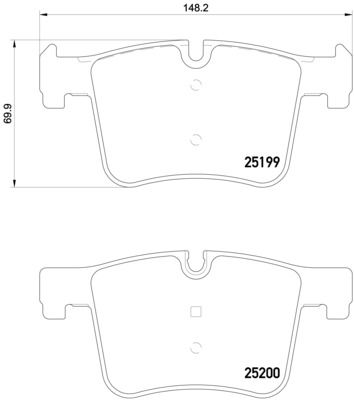 Pastiglie freno anteriore BMW (brilliance) 3 series (F30