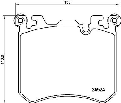 Pastiglie freno anteriore BMW X5 (E70) 02/06-07/13 / BMW