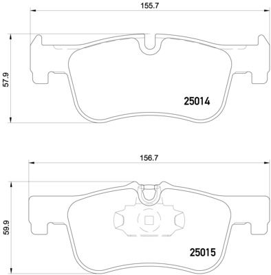 Pastiglie freno anteriore BMW 1 (F20) 07/11-06/19 / BMW