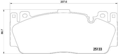 Pastiglie freno anteriore BMW 2 Coupé (F22, F87) 10/12->