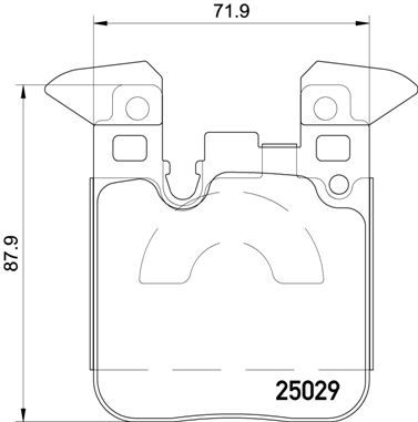 Pastiglie freno posteriore BMW (brilliance) 3 series (F30