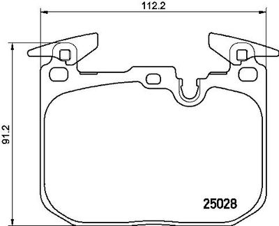 Pastiglie freno anteriore BMW (brilliance) 3 series (F30