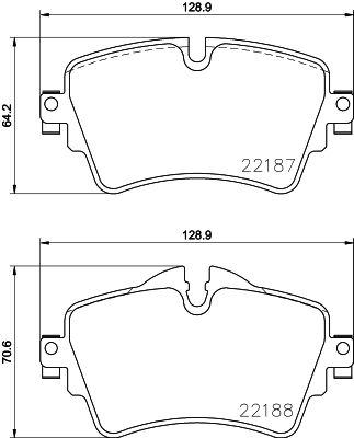 Pastiglie freno anteriore BMW (brilliance) 1 series (F52