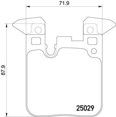 Pastiglie freno posteriore BMW 2 Coupé (F22, F87) 10/12->