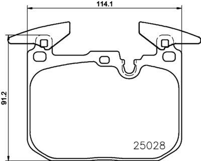 Pastiglie freno anteriore BMW (brilliance) 3 series (F30