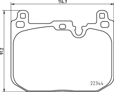 Pastiglie freno anteriore MINI MINI (F55) 09/13-> / MINI