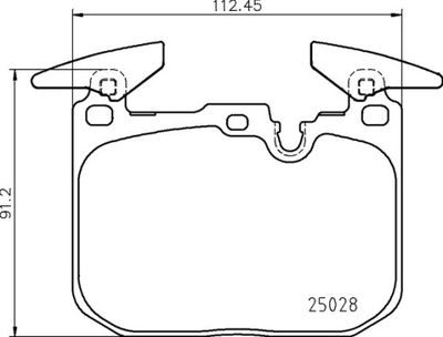 Pastiglie freno anteriore BMW 1 (F40) 07/19-> / BMW 2 gr