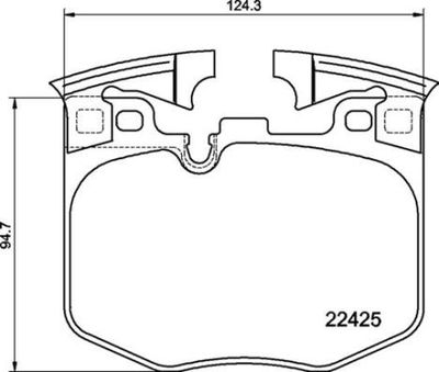Pastiglie freno anteriore BMW (brilliance) 5 series (G38
