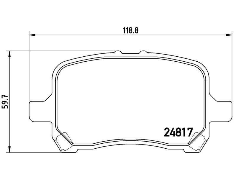 Pastiglie freno anteriore Chevrolet hhr 09/05-12/11 / ch