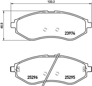 Pastiglie freno anteriore Chevrolet (sgm) aveo hatchback