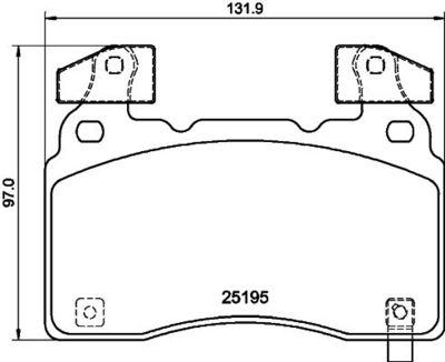 Pastiglie freno anteriore buick (sgm) regal III (EG7) 07
