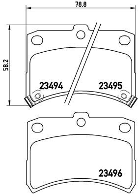 Pastiglie freno anteriore Daihatsu atrai wagon (S320_, s