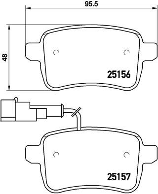 Pastiglie freno posteriore Alfa Romeo Giulietta (940_) 04