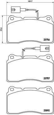 Pastiglie freno anteriore Alfa Romeo Giulietta (940_) 04