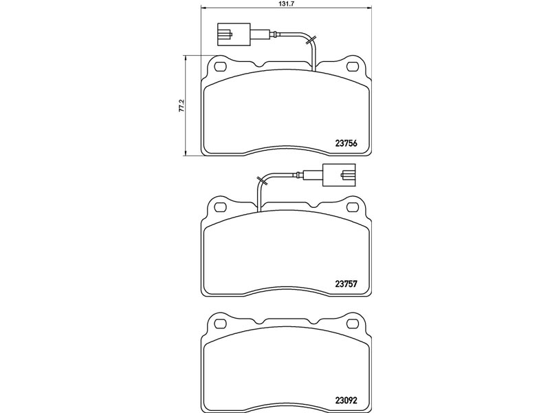 Pastiglie freno anteriore Alfa Romeo Giulietta (940_) 04