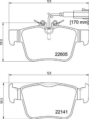 Pastiglie freno posteriore Alfa Romeo Giulia (952_) 10/15