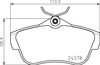 Pastiglie freno posteriore Fiat scudo bus (270_, 272_) 01