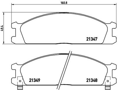 Pastiglie freno anteriore Ford maverick (uds, uns) 02/93