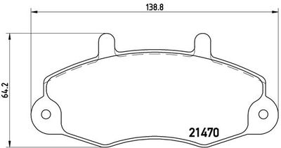 Pastiglie freno anteriore Ford (jmc) Transit van 01/98-0