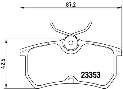 Pastiglie freno posteriore Ford ia Fiesta hatchbac