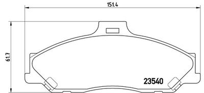 Pastiglie freno anteriore Ford asia & oceania courier pi
