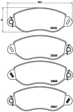 Pastiglie freno anteriore Ford Transit bus (fd_ _, fb_ _