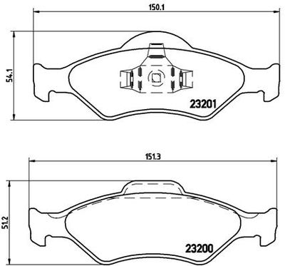 Pastiglie freno anteriore Ford ia ka hatchback (t