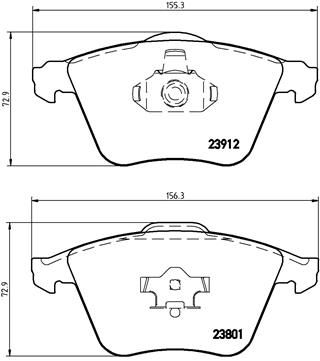 Pastiglie freno anteriore Ford ia Focus hatchback