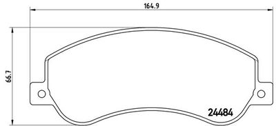 Pastiglie freno anteriore Ford (jmc) Transit bus 01/06->