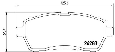Pastiglie freno anteriore Ford ia Fiesta hatchbac
