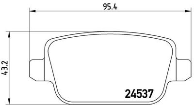 Pastiglie freno posteriore Ford (changan) mondeo / zhishe