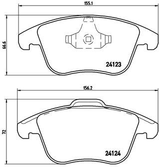 Pastiglie freno anteriore Ford (changan) mondeo / zhishe