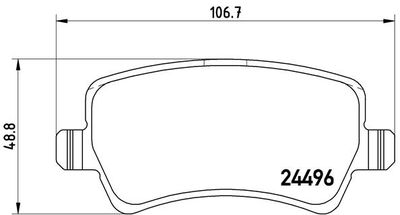 Pastiglie freno posteriore Ford (changan) s-max (bws) 01/