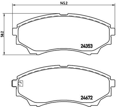 Pastiglie freno anteriore Ford ia courier pickup