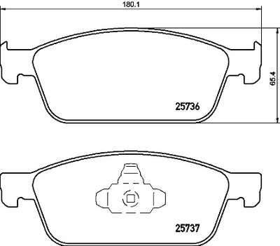 Pastiglie freno anteriore Ford ia escape (zg) 09/