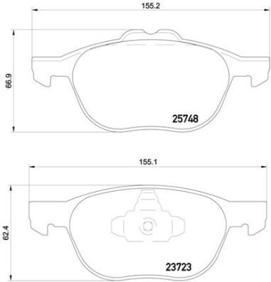 Pastiglie freno anteriore Ford ia escape (zg) 09/