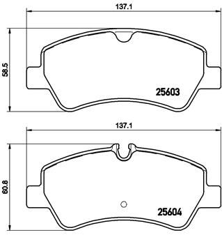 Pastiglie freno posteriore Ford ia tourneo custom