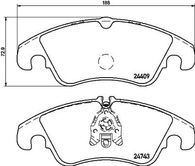 Pastiglie freno anteriore Ford ia Focus hatchback