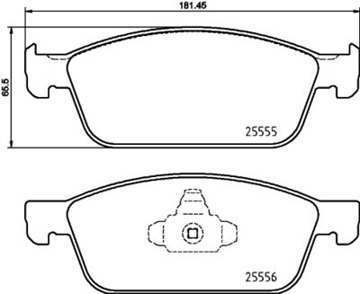 Pastiglie freno anteriore Ford (changan) kuga 01/13-> /